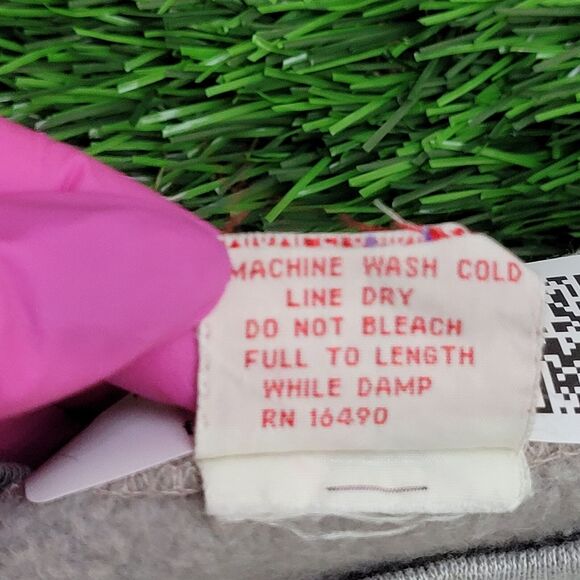 Vintage 80s Denver Raglan Sweatshirt Womens Large 19x24 Gray - Picture 7 of 13